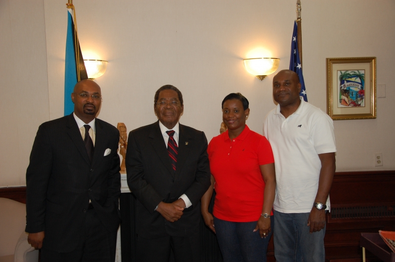 Phillp Brown Courtesy call to the Ambassador