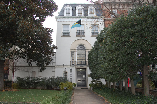 Front of Bahamas Embassy-About