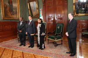 Ambassador and Spouse with Mexican President and Foreign Minister